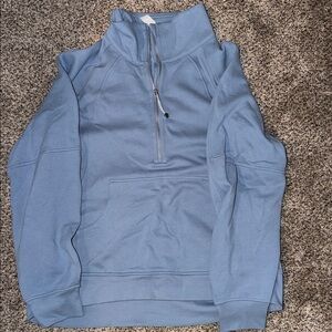 lululemon athletica scuba oversized funnel-neck half zip